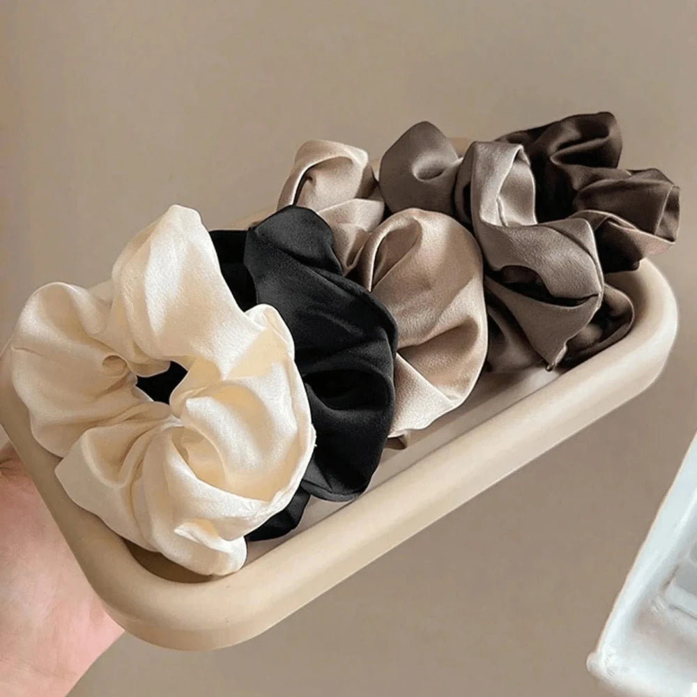 Retro Silk Scrunchies