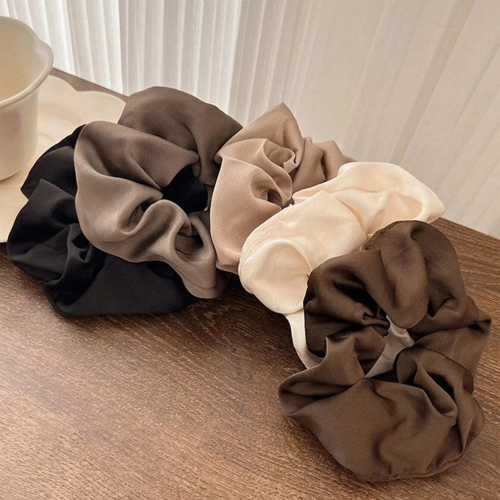 Retro Silk Scrunchies