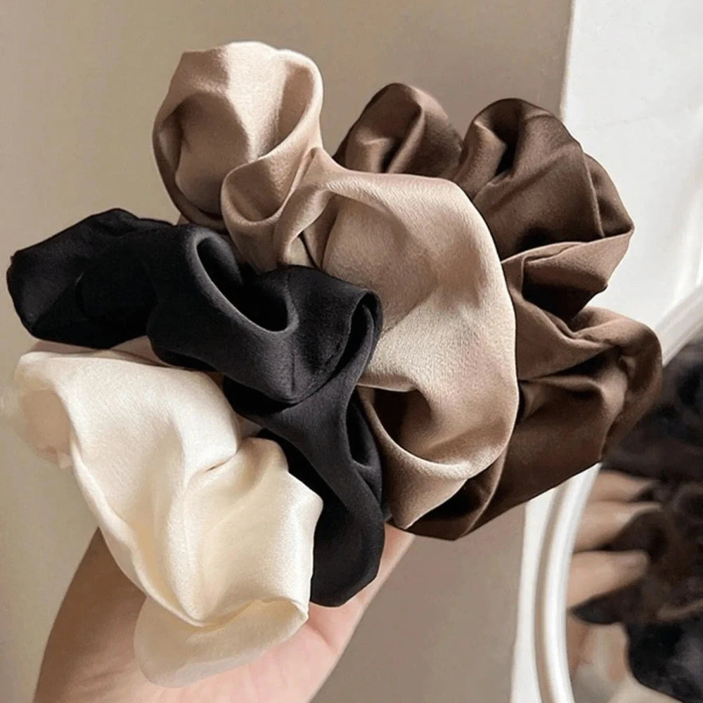 Retro Silk Scrunchies